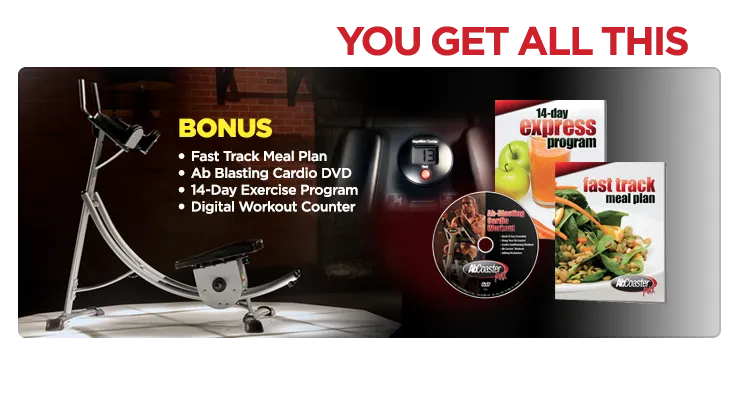 Ab Coaster Black - Home Gym & Fitness Equipment