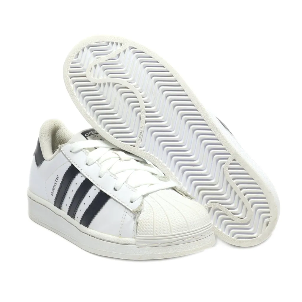 Adidas Superstar Sneakers Leather White Colour For Kids