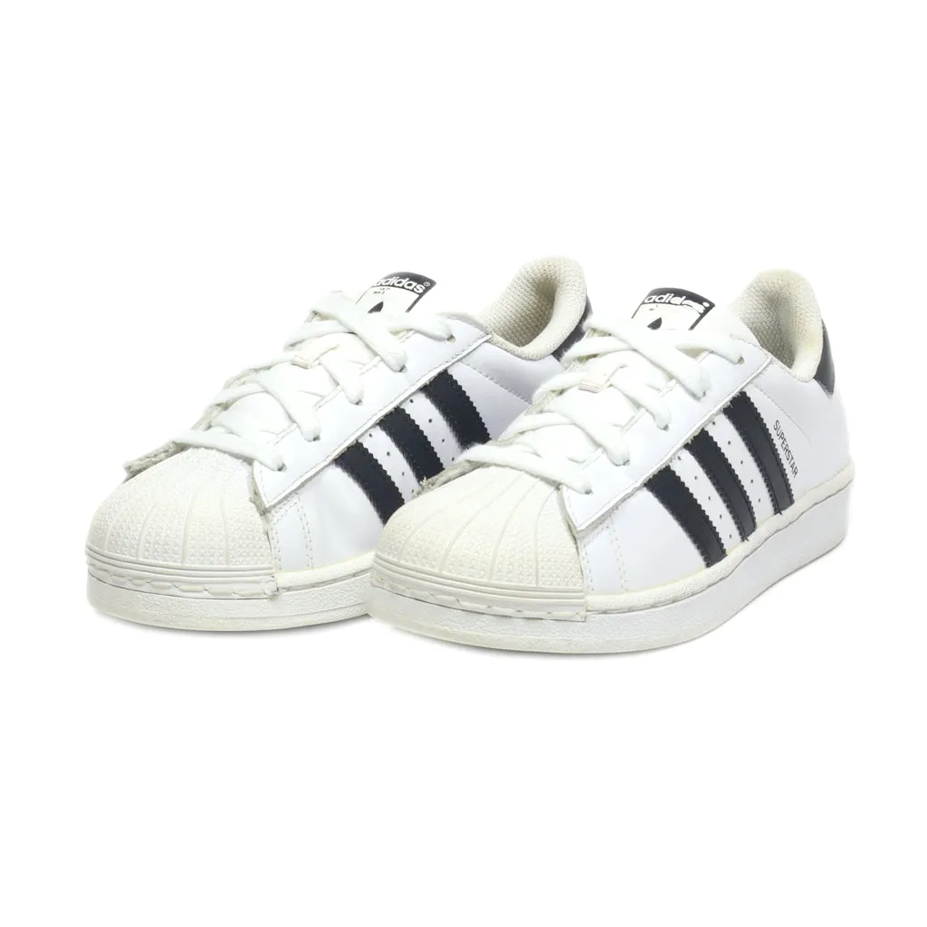 Adidas Superstar Sneakers Leather White Colour For Kids