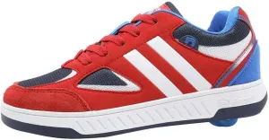 Beppi Roller Sneakers for Girls & Boys –Skate Shoes with Wheels Red, Size 4