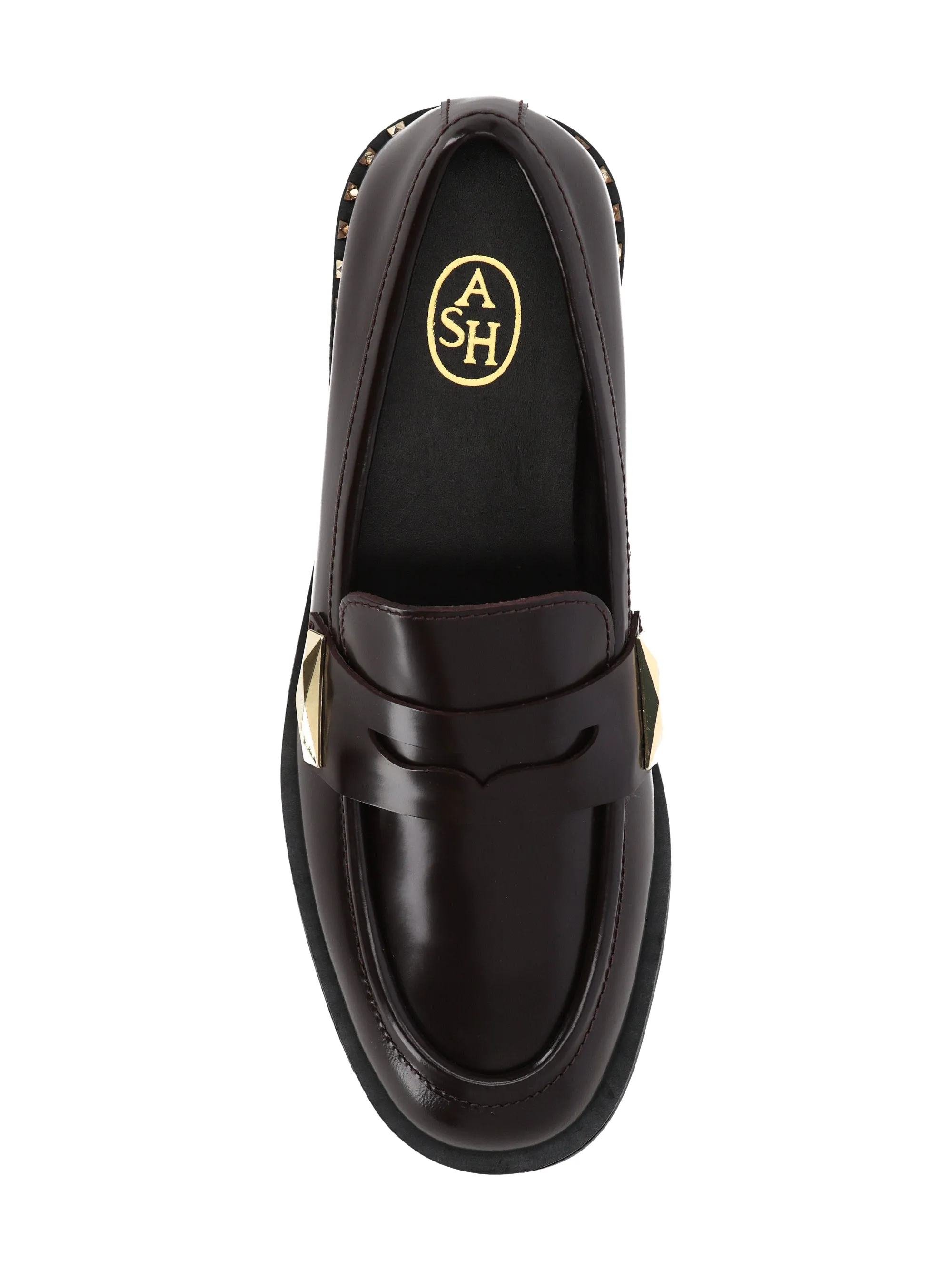 Bordeaux Red Calf Slip-On Flats