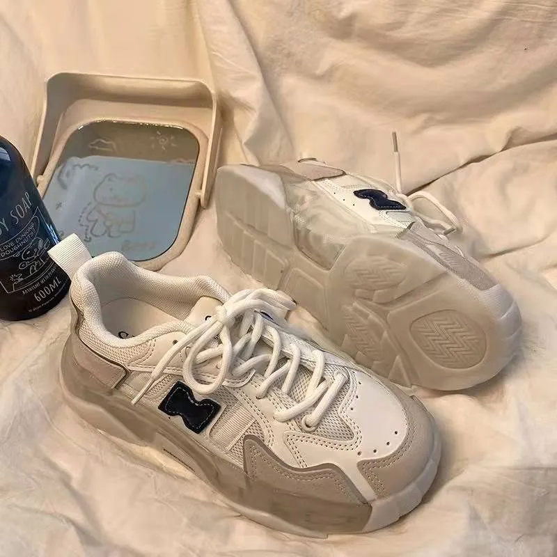 Chunky Sneakers Women  Spring New Design Women's Sport Shoes Breathable Mesh Girls Brand Fashion Casual Shoes