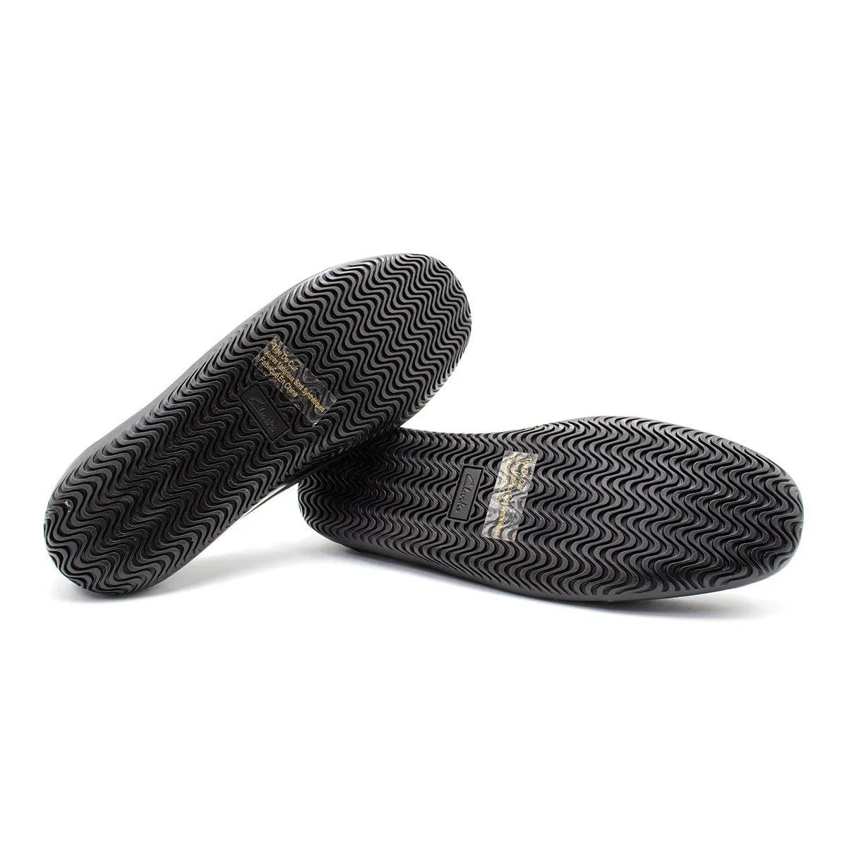 Clarks Casual Loafers Leather Black Colour For Men