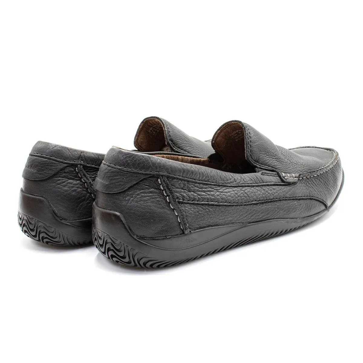 Clarks Casual Loafers Leather Black Colour For Men