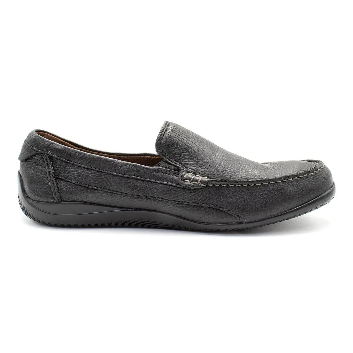 Clarks Casual Loafers Leather Black Colour For Men