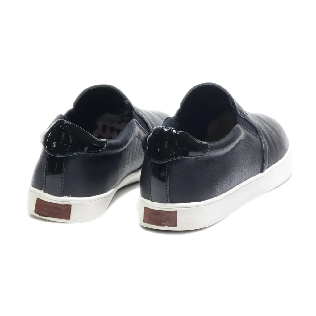 Dr. Scholl'S Cool Fit Trainers & Sneakers Leather Black Colour For Women