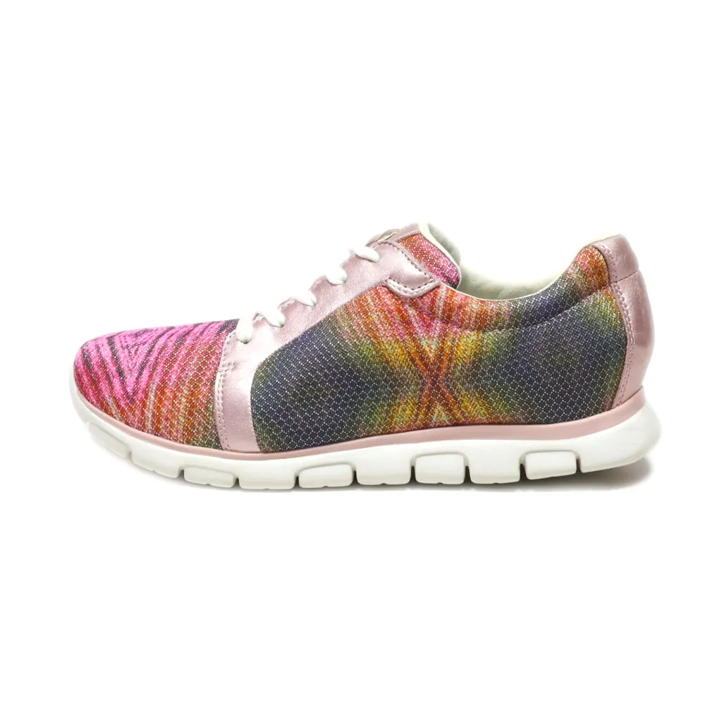 Gabor Trainers Low-Top Sneakers Fabric Pink Colour For Women