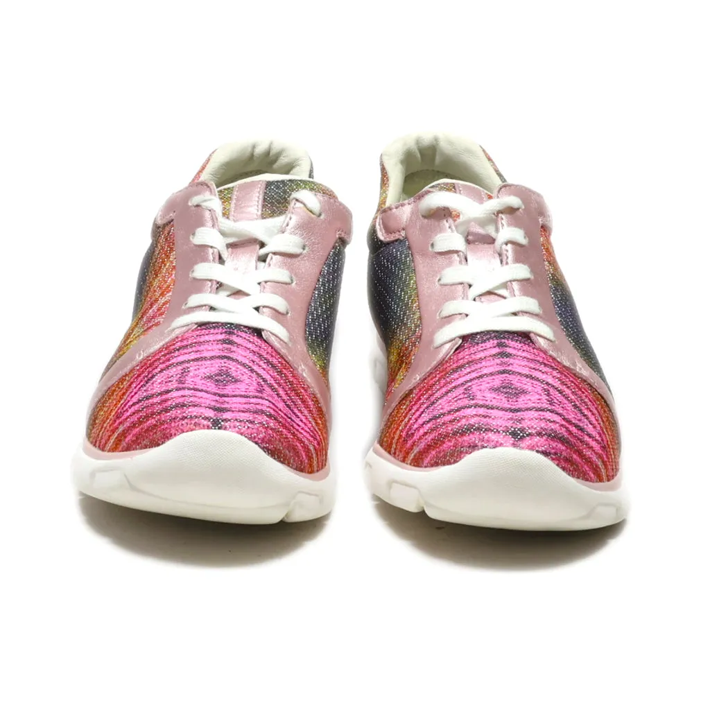 Gabor Trainers Low-Top Sneakers Fabric Pink Colour For Women