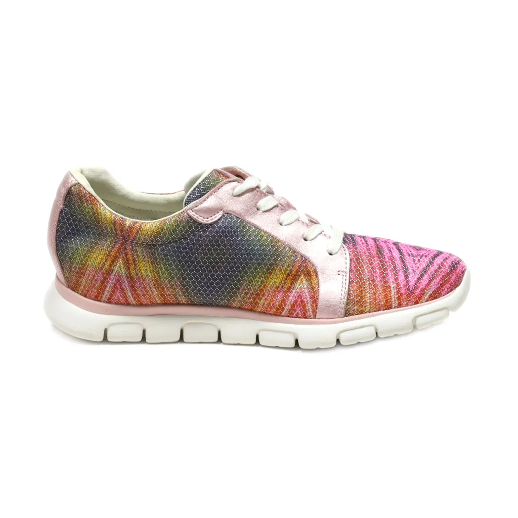 Gabor Trainers Low-Top Sneakers Fabric Pink Colour For Women