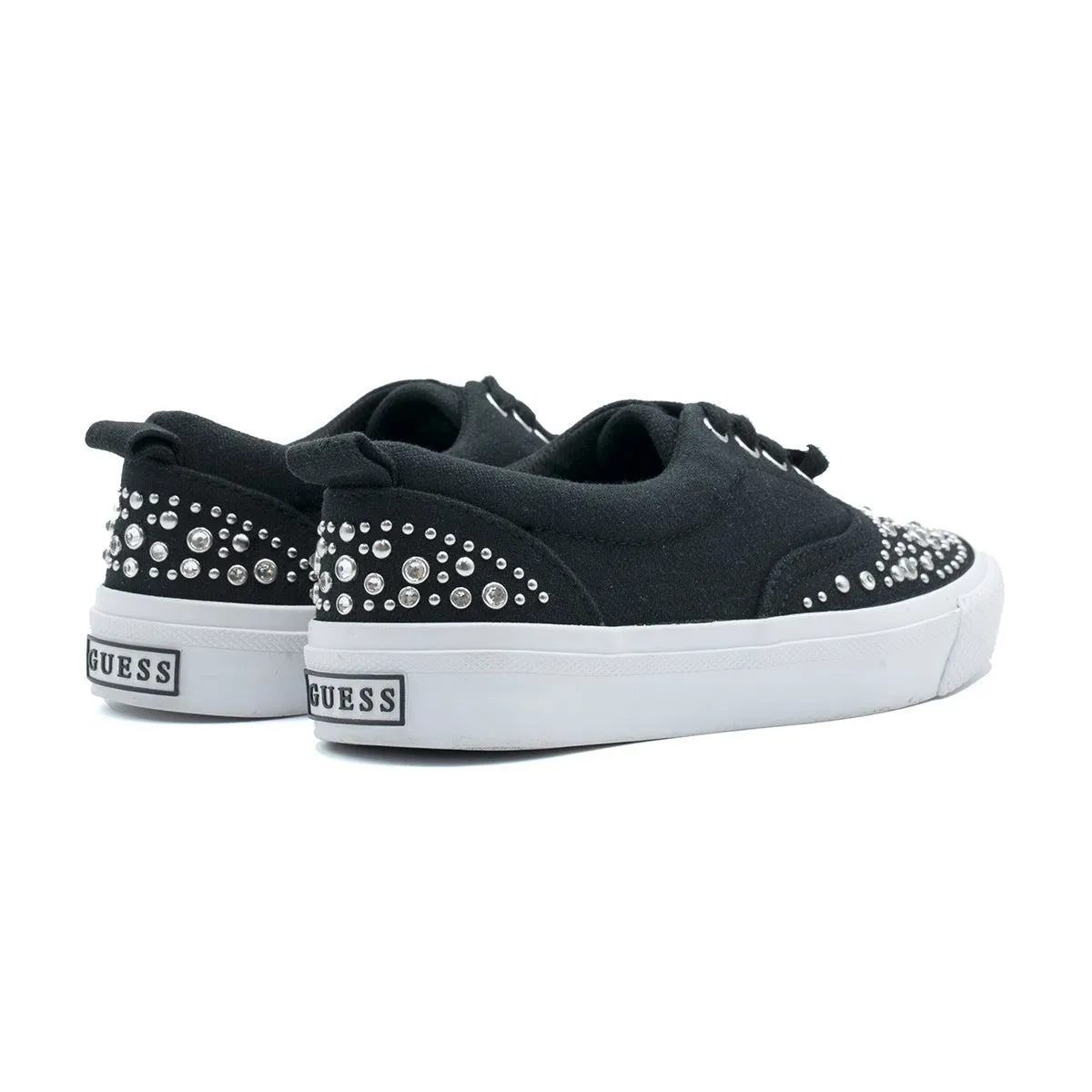 Guess Kenslyn Low-Top Sneakers Fabric Black Colour For Women