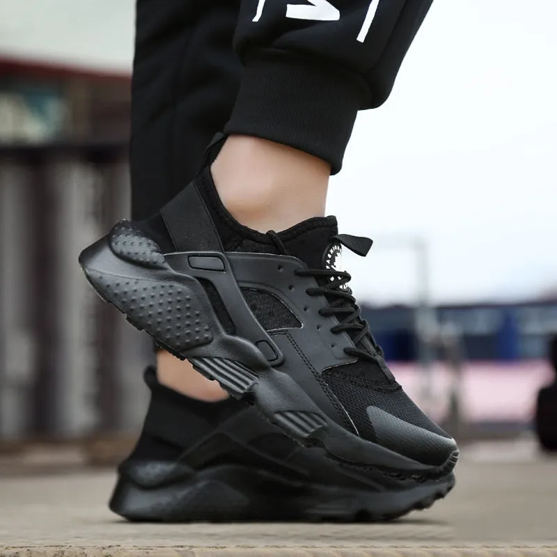 Hnzxzm Men Running Shoes Non Slip Tennis Shoes Men Sneakers Athletic Gym Shoes Mesh Breathable Casual Walking Platform Shoes