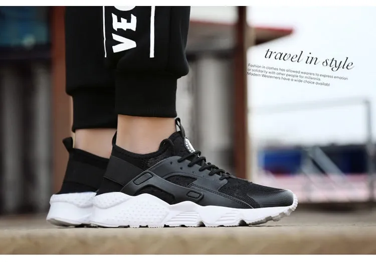 Hnzxzm Men Running Shoes Non Slip Tennis Shoes Men Sneakers Athletic Gym Shoes Mesh Breathable Casual Walking Platform Shoes