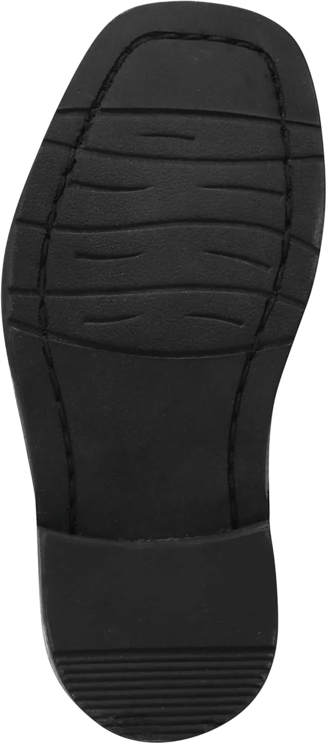 LIBERTYZENO Boys Animal Print Genuine Leather Kids Toddlers Lace Up Oxford Dress Shoes for Easter Gift