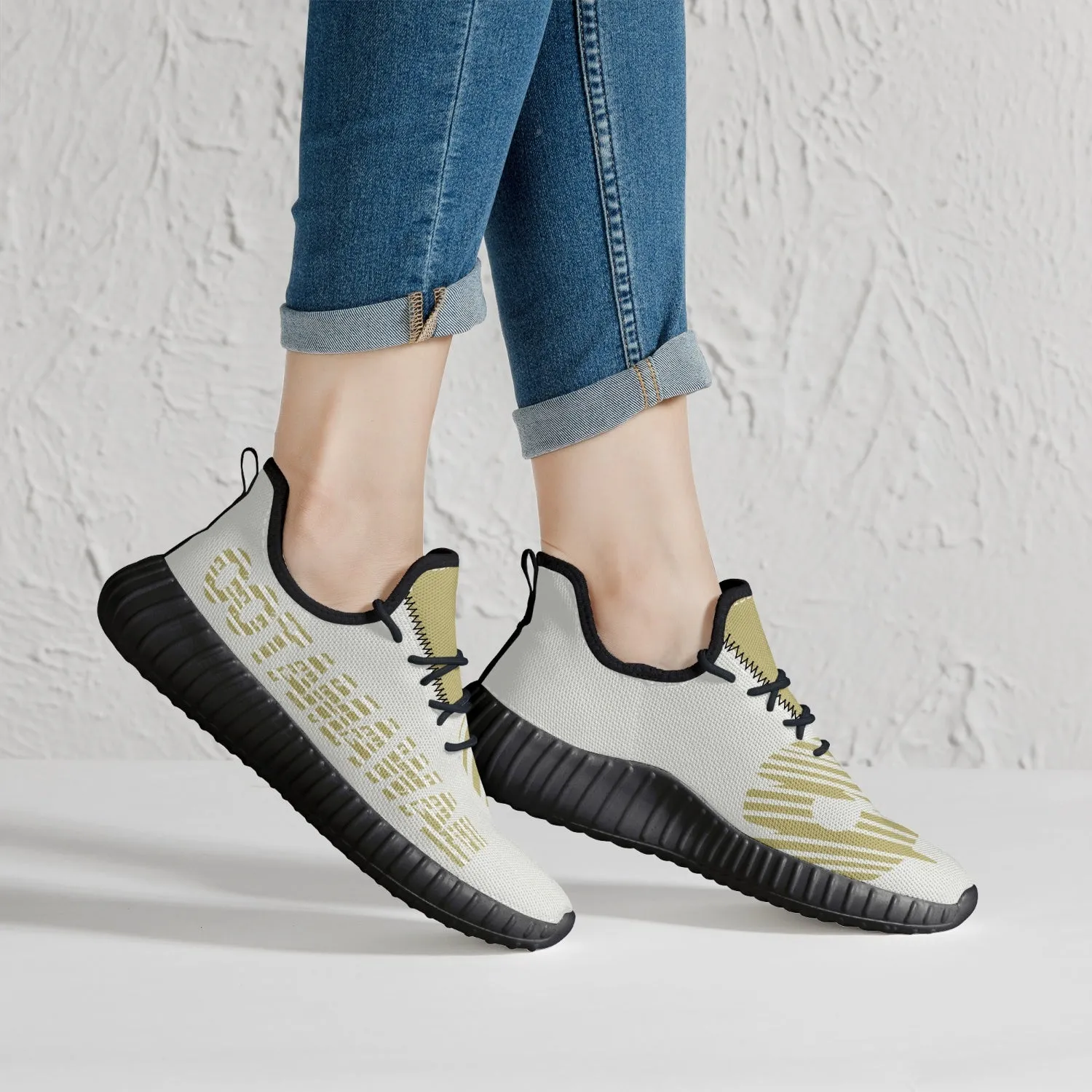 Mesh Knit Sneakers Gold OOT's