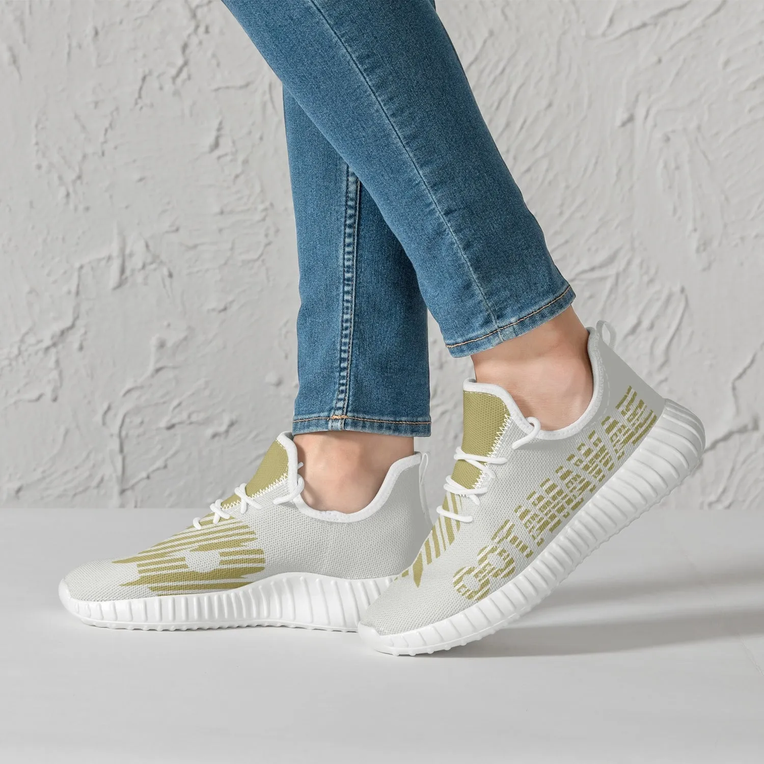 Mesh Knit Sneakers Gold OOT's