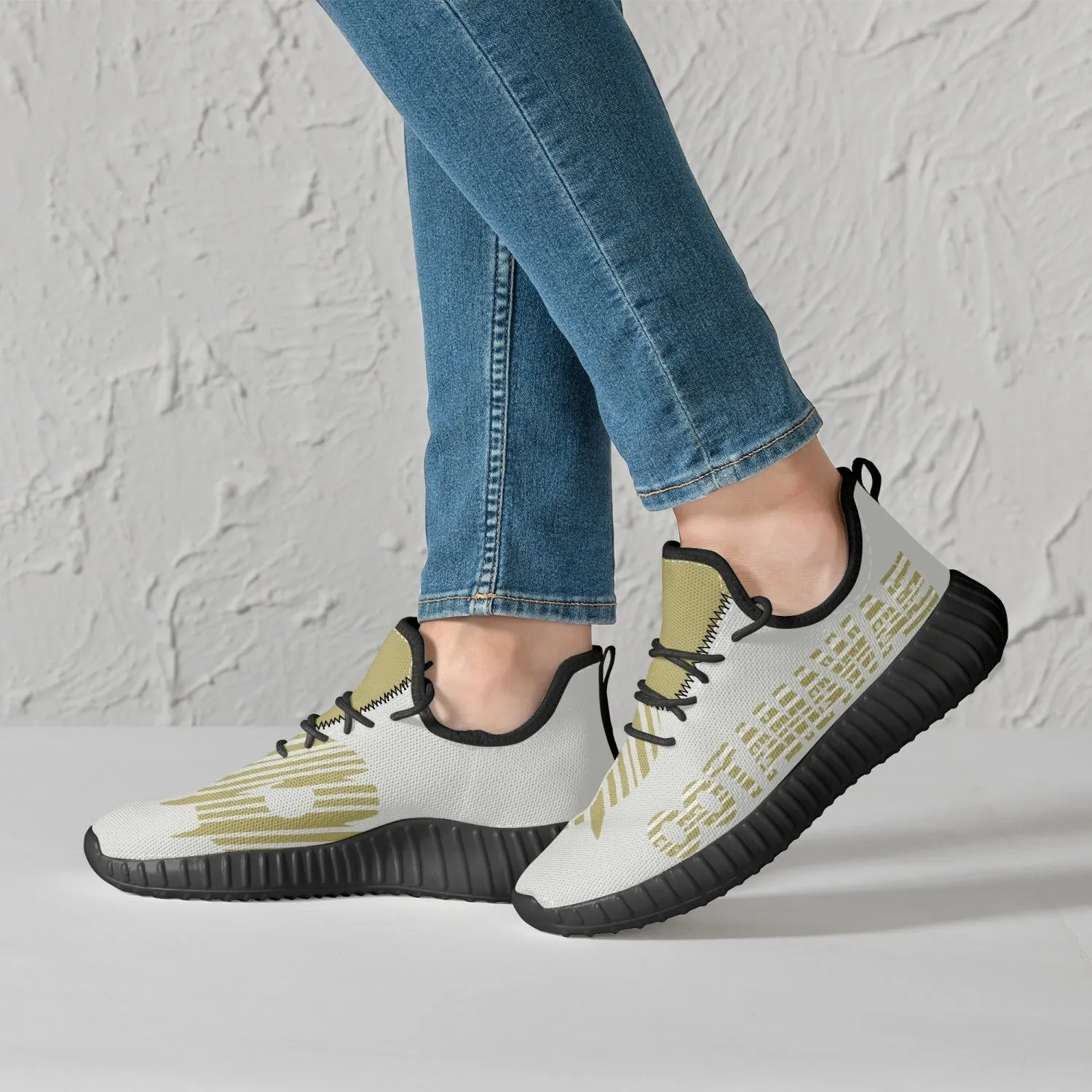 Mesh Knit Sneakers Gold OOT's