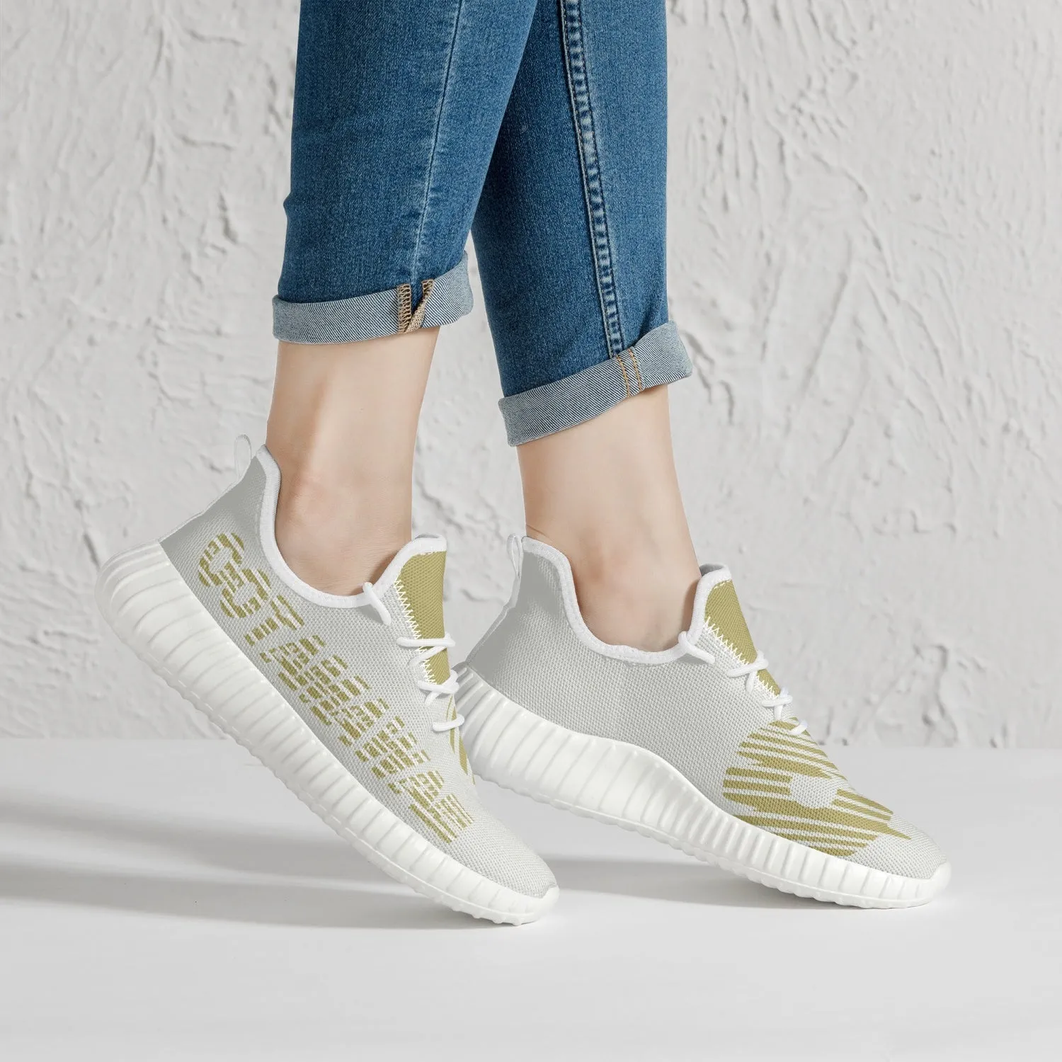 Mesh Knit Sneakers Gold OOT's