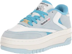 Reebok Women's Club C Extra Sneaker, Radiant Aqua/FTWR White/FREBLU, 5