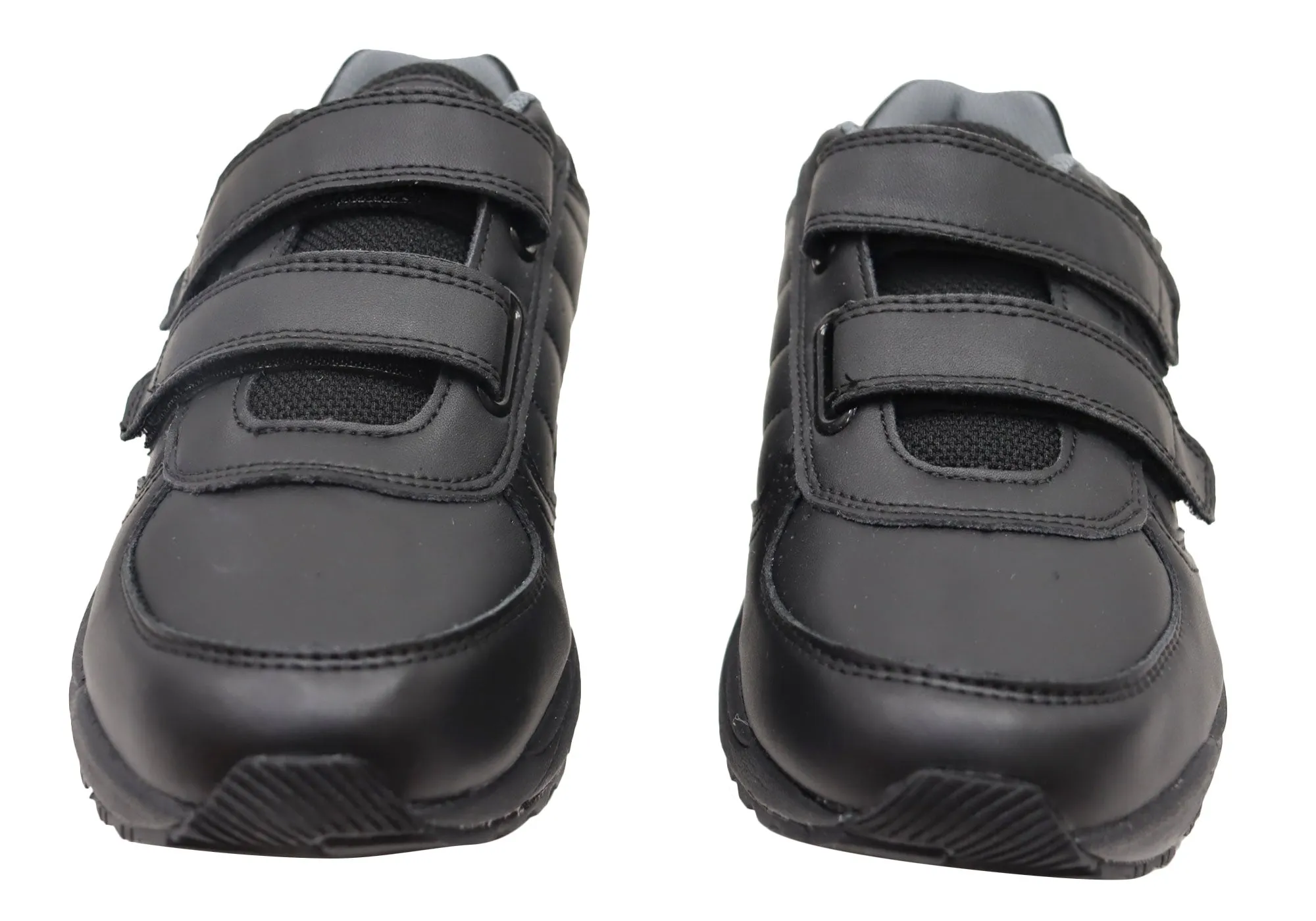 Scholl Orthaheel Amaze Womens Leather Comfort Adjustable Strap Shoes