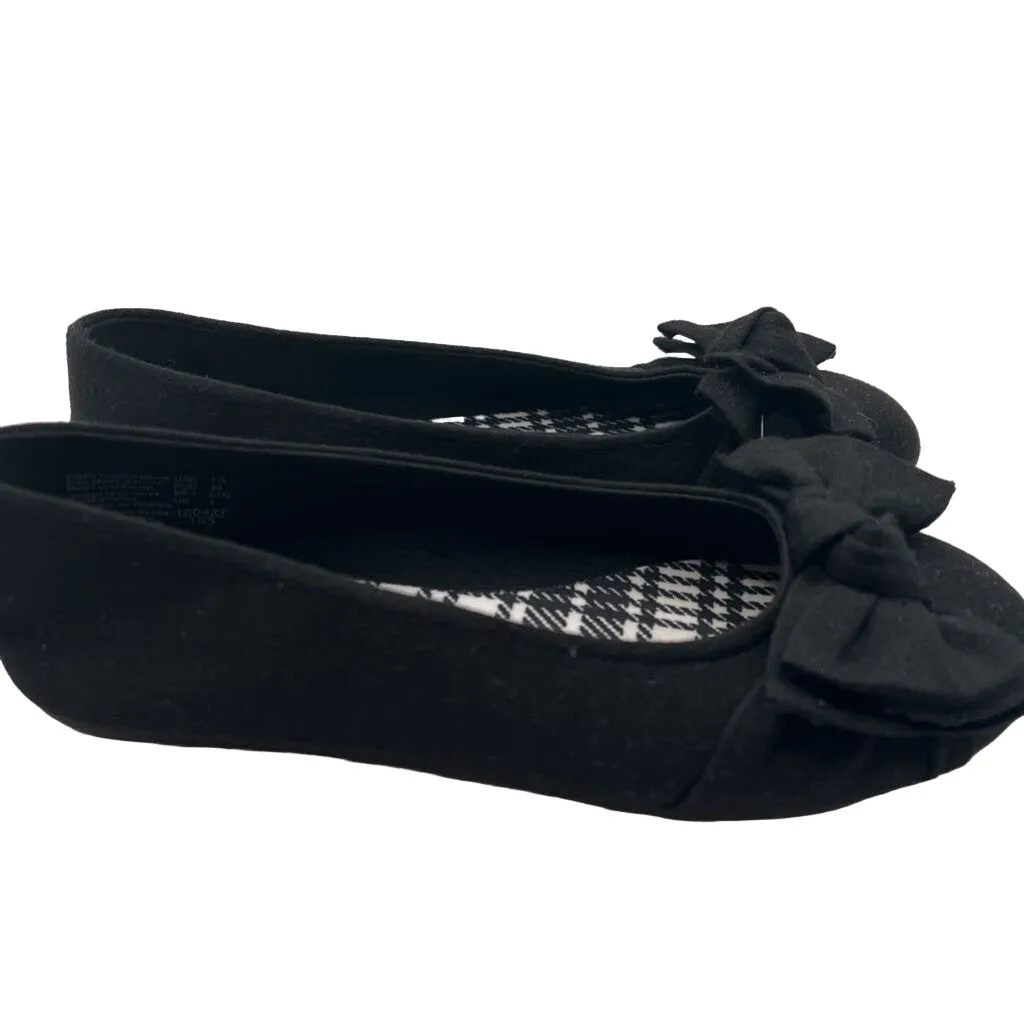 Slip-On Flats with Bow