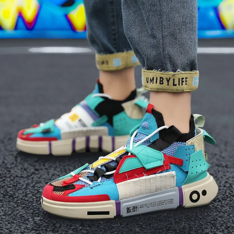 Summer and Autumn New Casual Fashion Trendy Shoes Men's Sneakers Paris Fashion Week Personalized Men's Sneakers  XM331