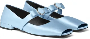 Women's Mary Jane Ballet Flat Shoes with Bows Slingback Strap Block Chunky Heel Ballerina Flats Closed Square Toe Comfortable Casual Dress Loafer Shoes Ladies Metallic Fabric