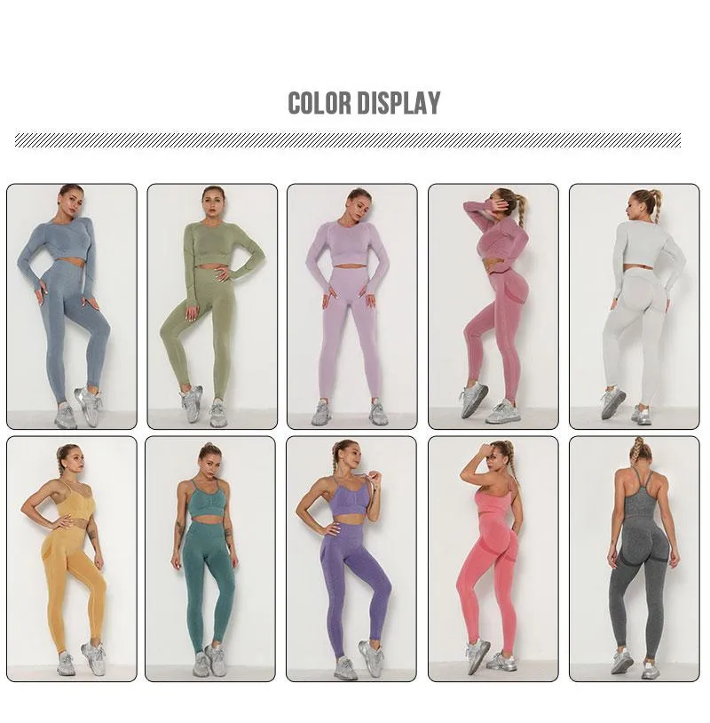 Yoga Set Sports Suit Women Workout Sports Outfit Fitness Set Wear